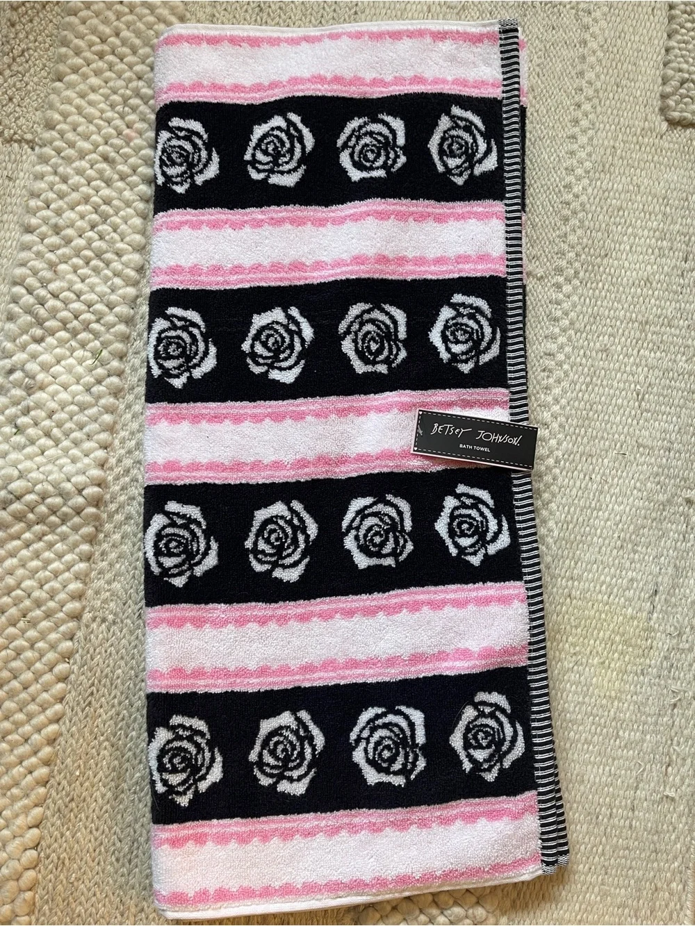 Betsey Johnson Bath Towel.
